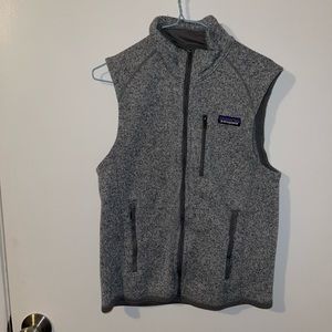 XS Patagonia Gray Zip Vest